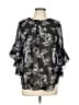Vince Camuto 100% Polyester Black 3/4 Sleeve Blouse Size L - photo 1