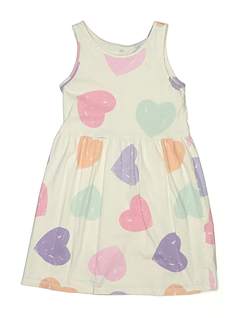 Pre-owned H&m Kids' Dress In White