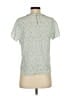 Steven Alan 100% Silk Print Green Short Sleeve Top Size S - photo 2