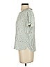Steven Alan 100% Silk Print Green Short Sleeve Top Size S - photo 5