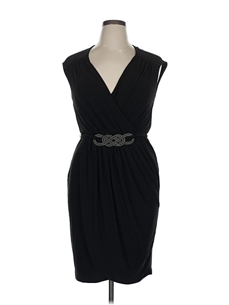 Pre-owned Evan Picone Cocktail Dress In Black
