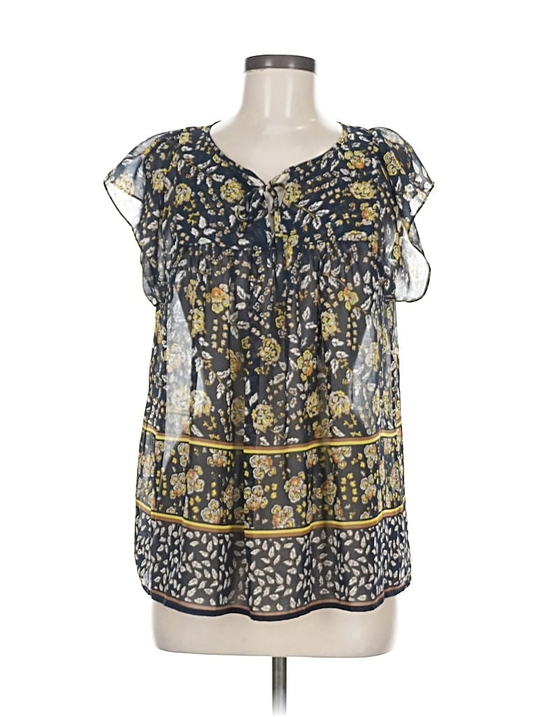 Pre-owned Gap Sleeveless Blouse In Yellow