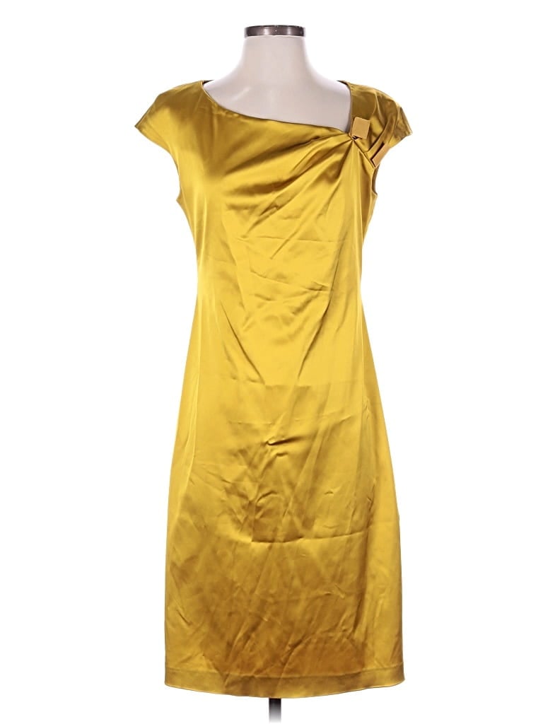 Pre-owned Max Mara Cocktail Dress In Yellow