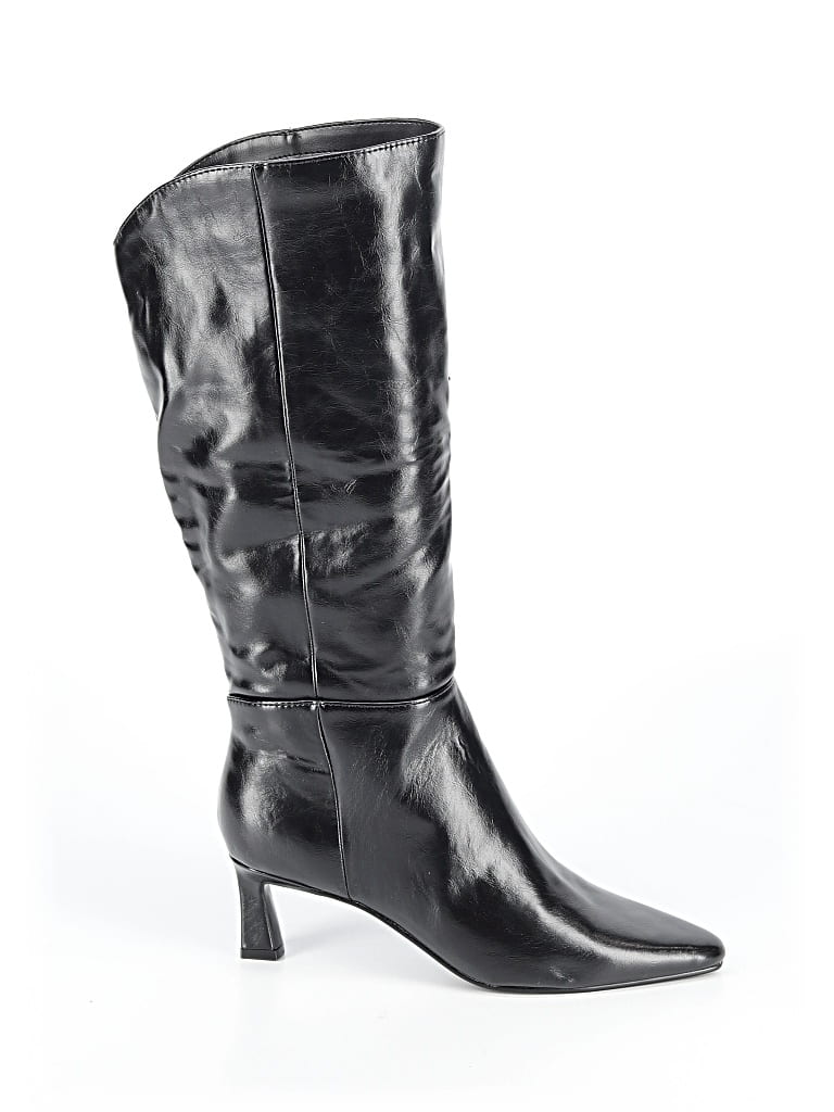 Pre-owned Steve Madden Boots In Black