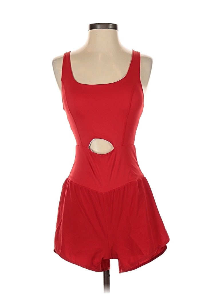 Pre-owned Unbranded Romper In Red