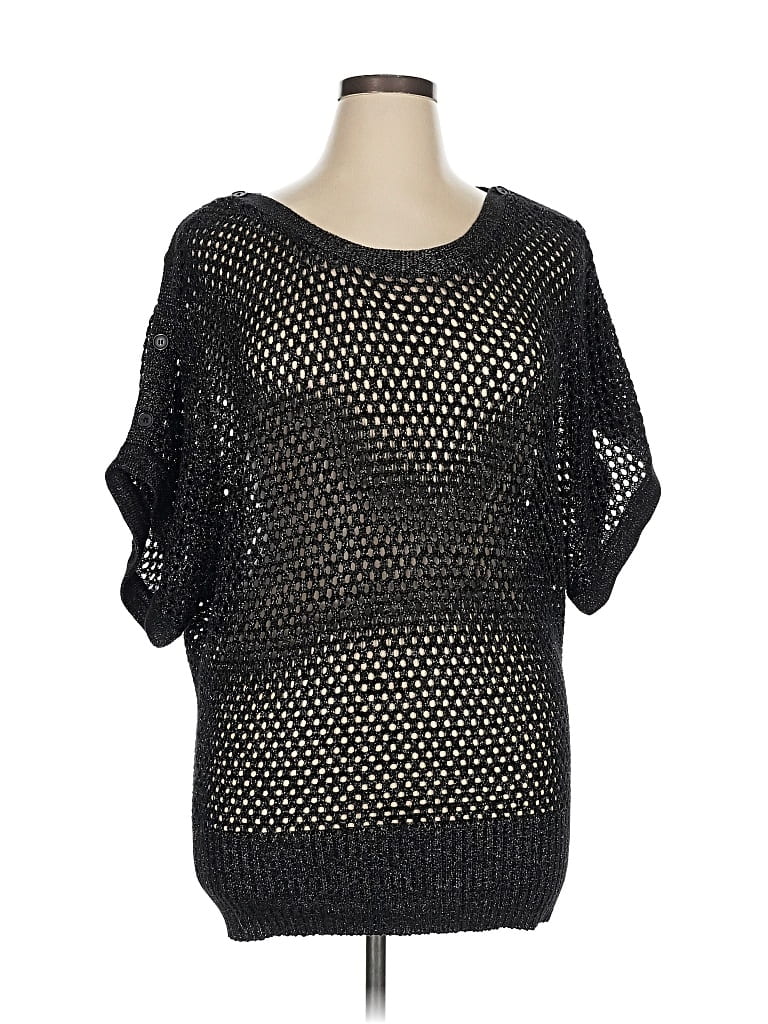 Pre-owned Maurices Pullover Sweater In Black