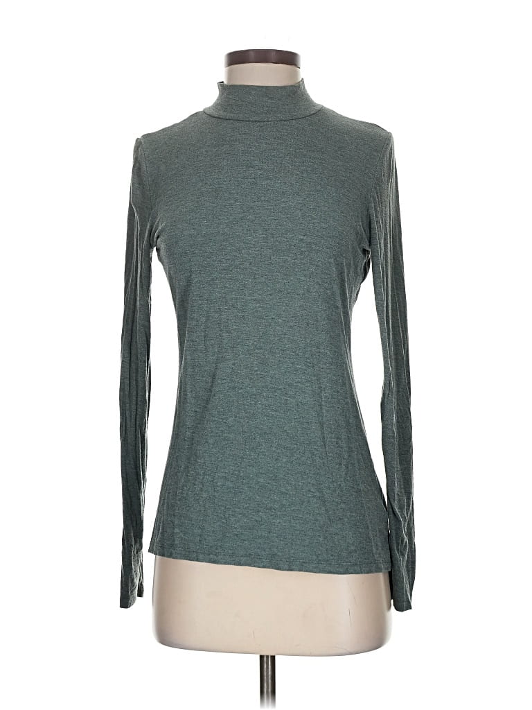 Pre-owned Studio Long Sleeve Turtleneck In Blue