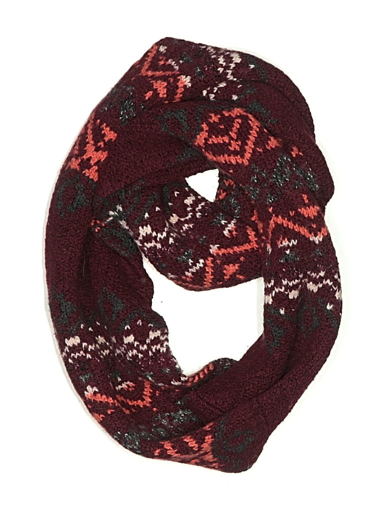 Pre-owned American Eagle Outfitters Scarf In Burgundy