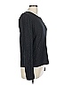Sundry Metallic Black Pullover Sweater Size Lg (3) - photo 4