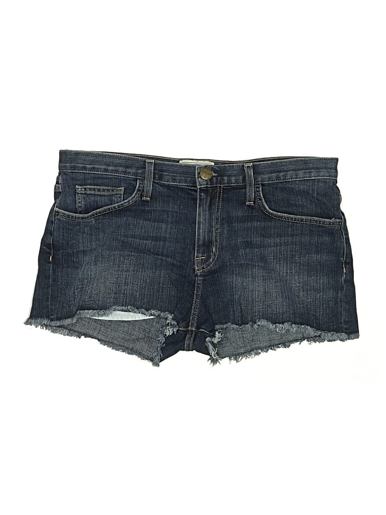 Pre-owned Current Elliott Denim Shorts In Blue
