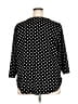 Green Envelope Polka Dots Black 3/4 Sleeve Blouse Size 3X - photo 2