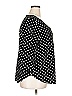 Green Envelope Polka Dots Black 3/4 Sleeve Blouse Size 3X - photo 4