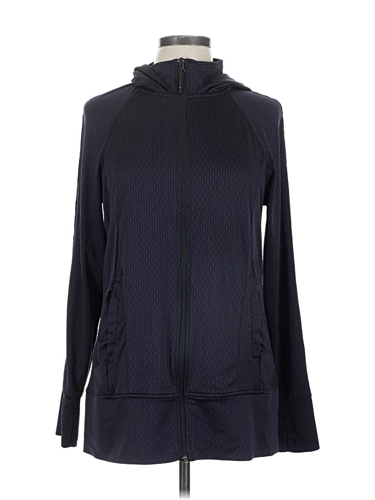 Pre-owned Mondetta Zip Up Hoodie In Blue