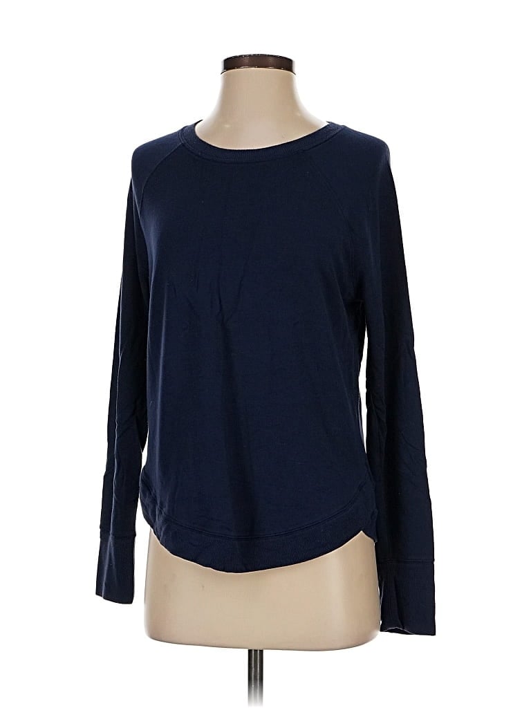 Pre-owned Athleta Pullover Sweater In Blue