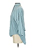 Jules Blue 3/4 Sleeve Button-Down Shirt Size 2 - photo 5