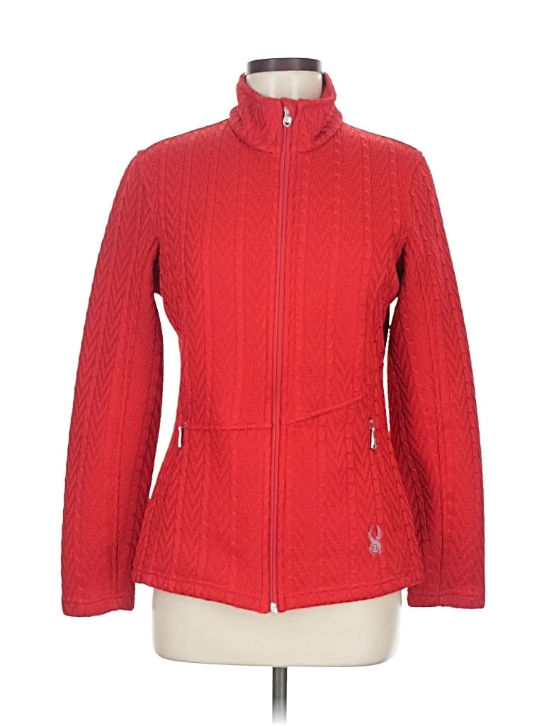 Pre-owned Spyder Cardigan Sweater In Red