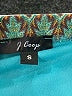 Assorted Brands Chevron-herringbone Teal Casual Skirt Size S - photo 4
