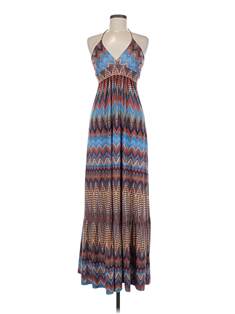 Pre-owned Veronica M Casual Dress In Blue