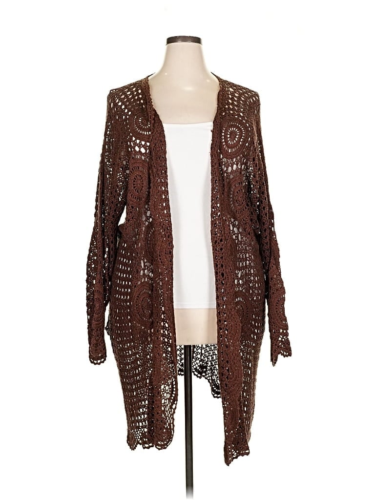 Modern Soul Cardigan Sweater In Brown