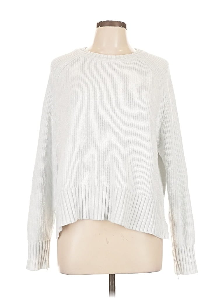 Pre-owned Silk & Salt Pullover Sweater In Silver