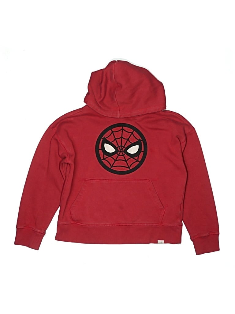 Pre-owned Gap Kids' Pullover Hoodie In Red