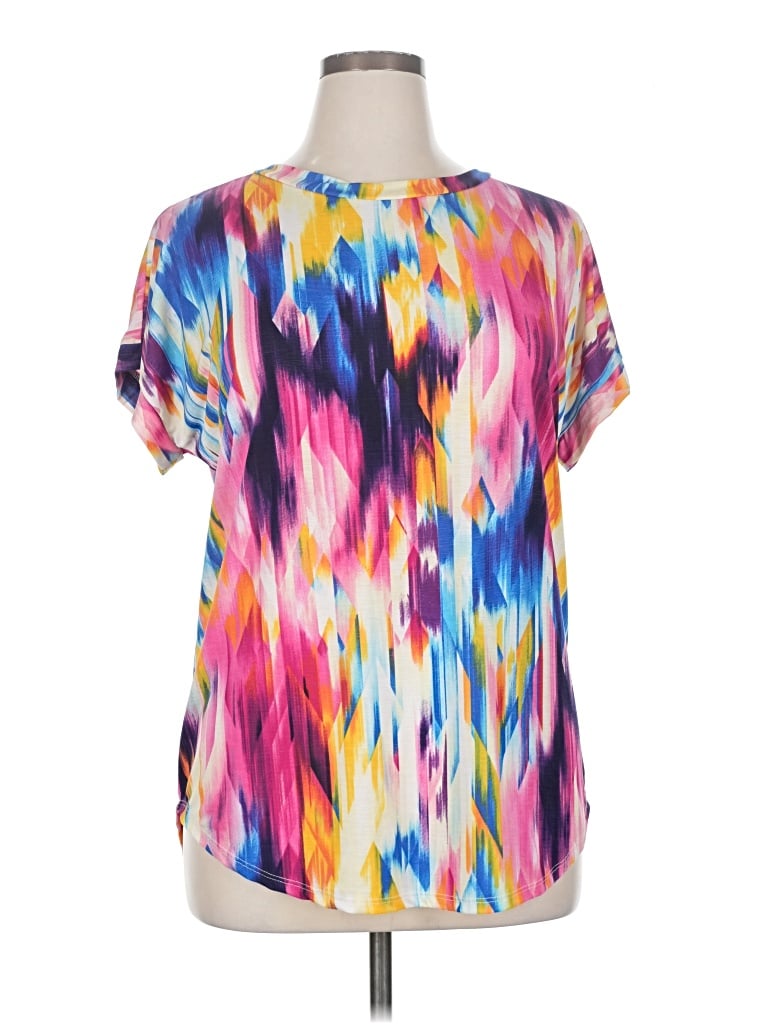 Pre-owned Acting Pro Short Sleeve Blouse In Pink