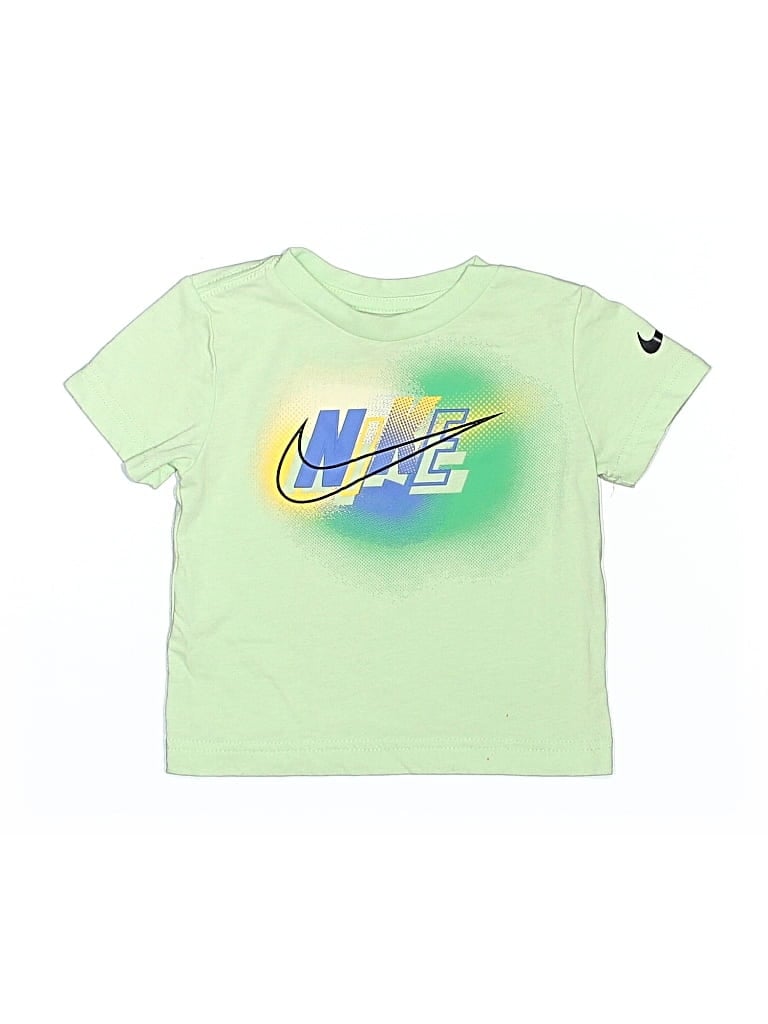 Pre-owned Nike Kids' Short Sleeve T-shirt In Green