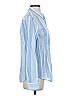 Equipment 100% Cotton Stripes Blue Long Sleeve Button-Down Shirt Size S - photo 4