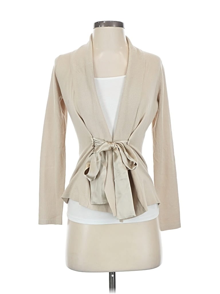 Pre-owned Ann Taylor Cardigan Sweater In Brown