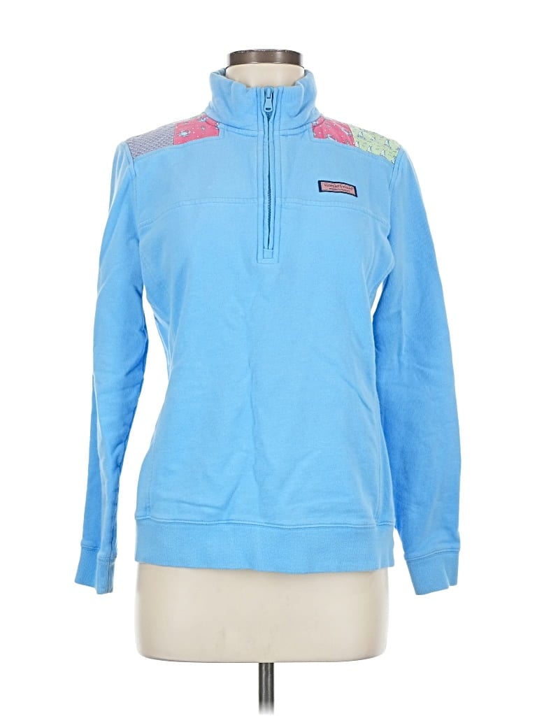 Pre-owned Vineyard Vines Fleece Jacket In Blue