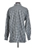 Susan Graver Checkered-gingham Silver Long Sleeve Blouse Size S - photo 2