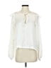 R.G. Kane Ivory Long Sleeve Blouse Size XS - photo 1