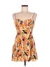 Orniya Tropical Orange Cocktail Dress Size M - photo 1