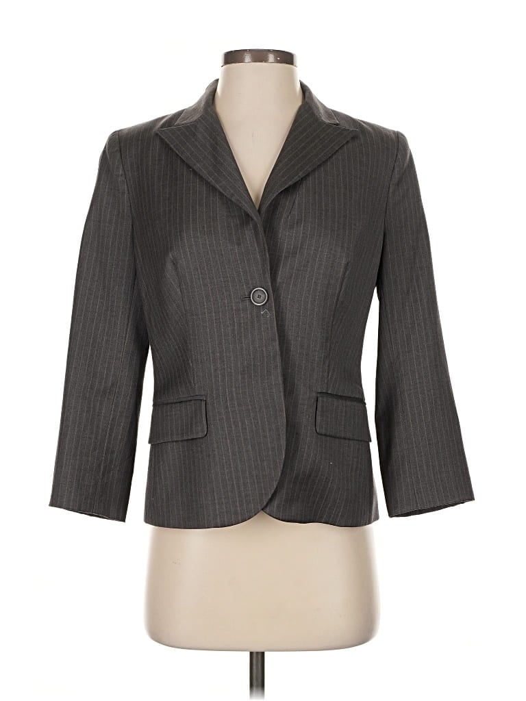 Pre-owned Magaschoni Wool Blazer Jacket In Gray