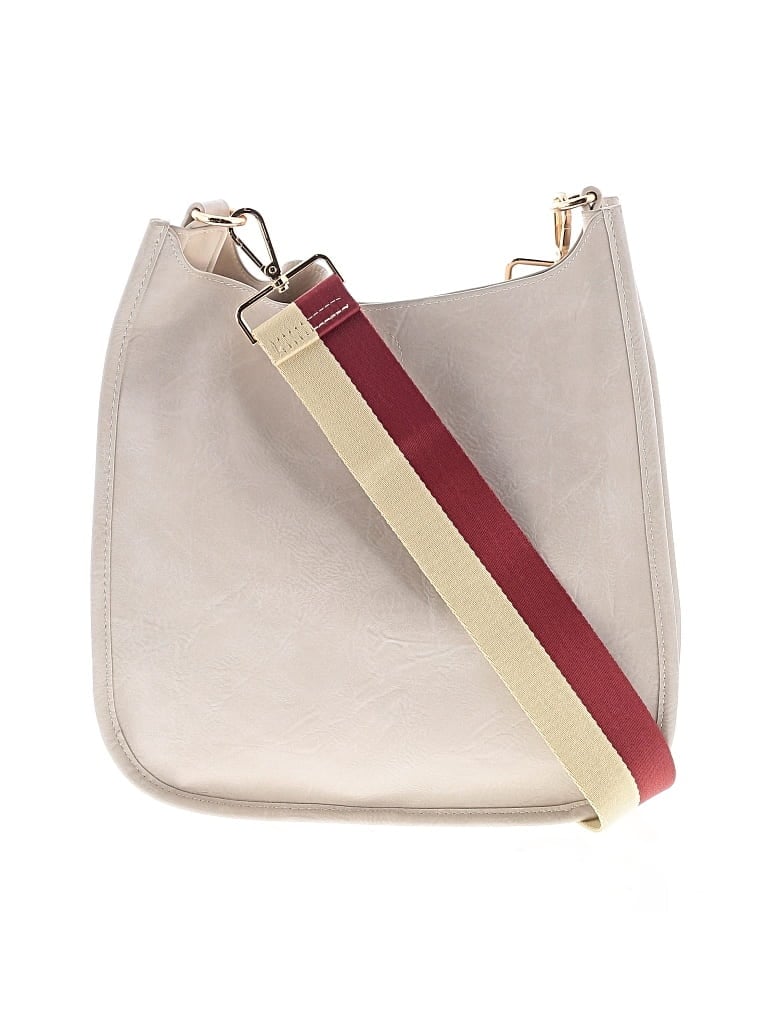 Pre-owned Unbranded Leather Crossbody Bag In White