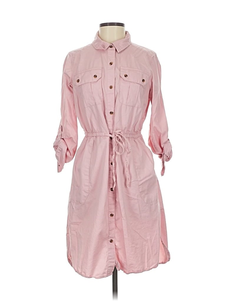 Pre-owned Time And Tru Casual Dress In Pink