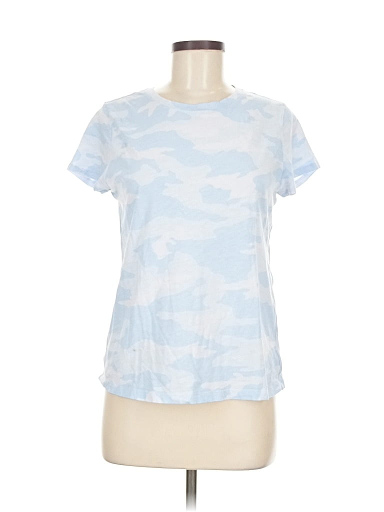 Pre-owned Athleta Short Sleeve T-shirt In Blue