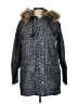 Gap 100% Polyester Animal Print Blue Coat Size S (petite) - photo 1