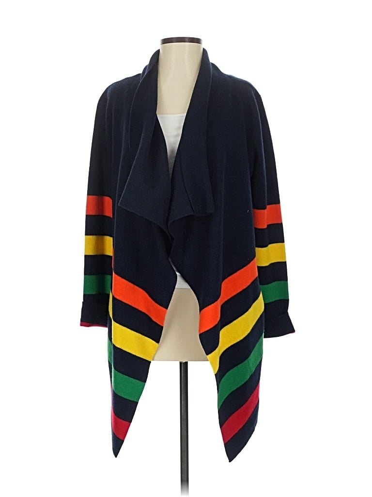 Pre-owned Polo Ralph Lauren Wool Cardigan Sweater In Blue