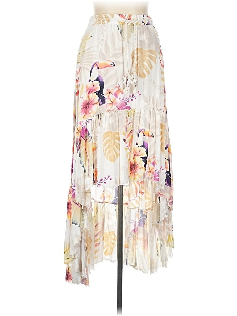 Pre-owned Assorted Brands Casual Skirt In White