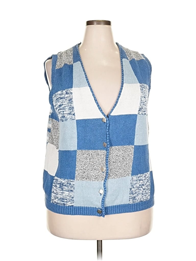Pre-owned Koret Sweater Vest In Blue