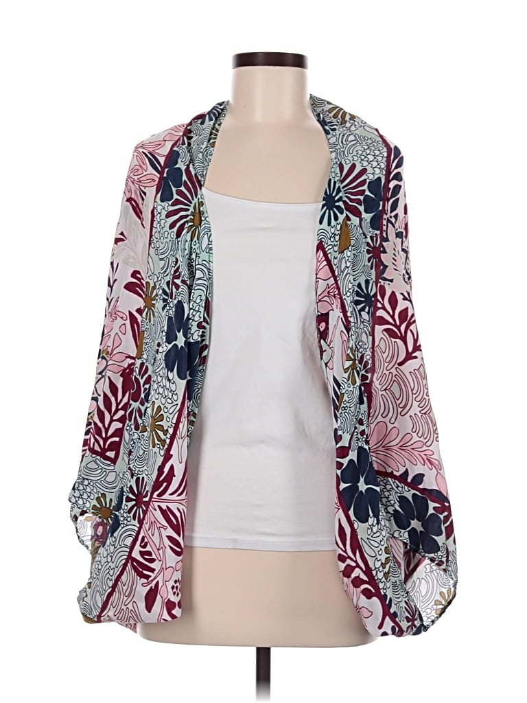 Pre-owned By Anthropologie Kimono In White