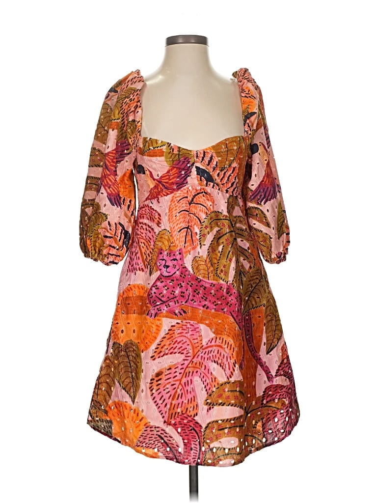 Pre-owned Kourt Cocktail Dress In Orange