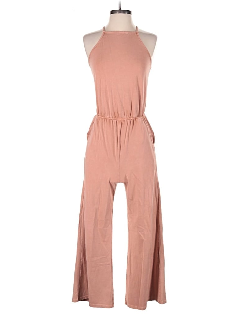 Pre-owned Back Beat Rags Jumpsuit In Brown