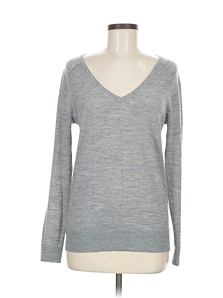 Pre-owned Ann Taylor Loft Pullover Sweater In Gray
