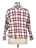 auden 100% Cotton Plaid Red 3/4 Sleeve Button-Down Shirt Size XL - photo 2