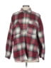 Doe & Rae 100% Polyester Plaid Red Cardigan Size L - photo 1