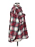 Doe & Rae 100% Polyester Plaid Red Cardigan Size L - photo 4