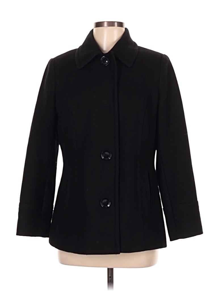 Pre-owned Nautica Coat In Black