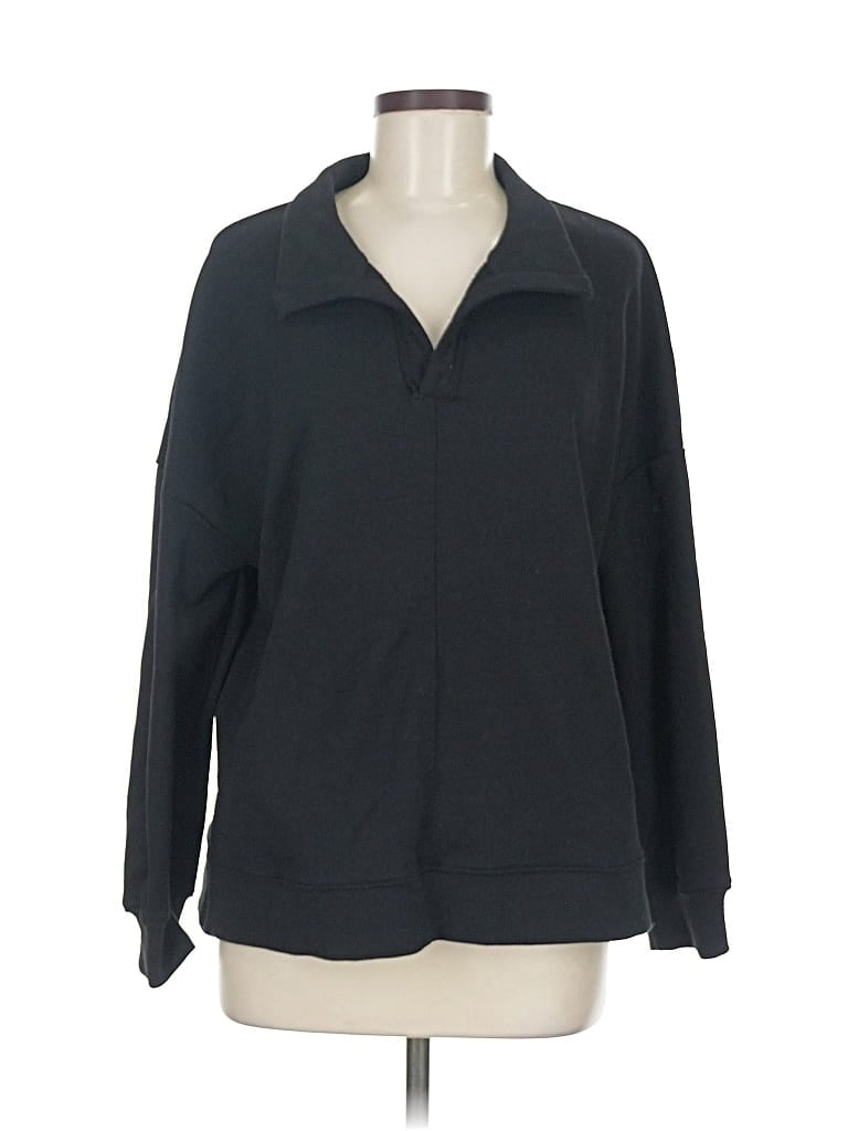 Pre-owned Unbranded Pullover Sweater In Black